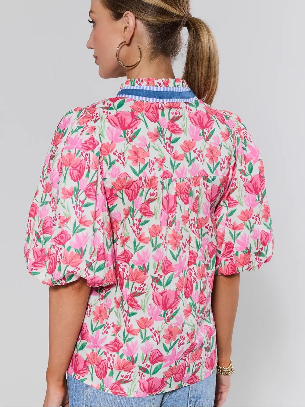 THML Floral Print Top - Picture 4 of 8